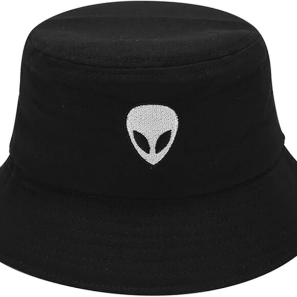 Alien Bucket Hat Cap Cotton Fishing Boonie Brim visor Sun Safari Summer Camping - Picture 1 of 5